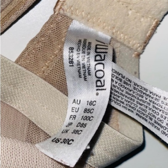 Wacoal Ultimate Side Smoother Underwire T-Shirt Bra Size 38C - Picture 8 of 8